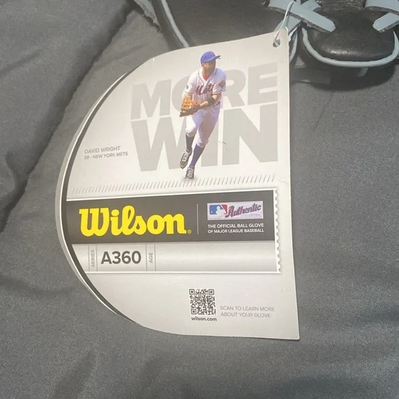 NWT Wilson A360 Youth Black Baseball Glove - Picture 5 of 7